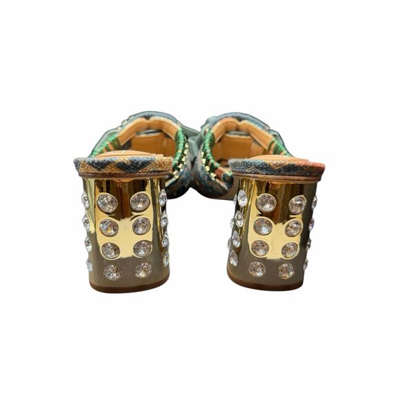 Circus Sam Edelman unique crystal and velvet sandals- size 9 - Picture 6 of 7